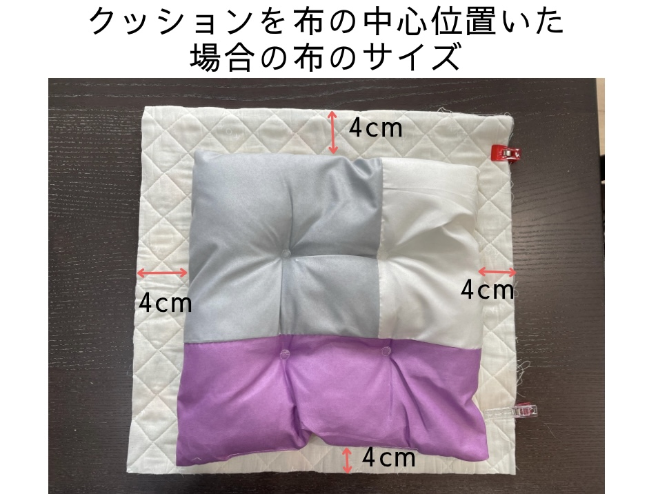 布のサイズの決め方