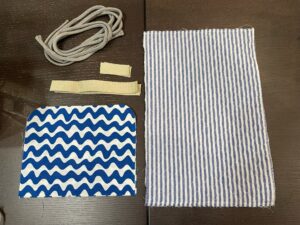 子ども用手作りナップザック