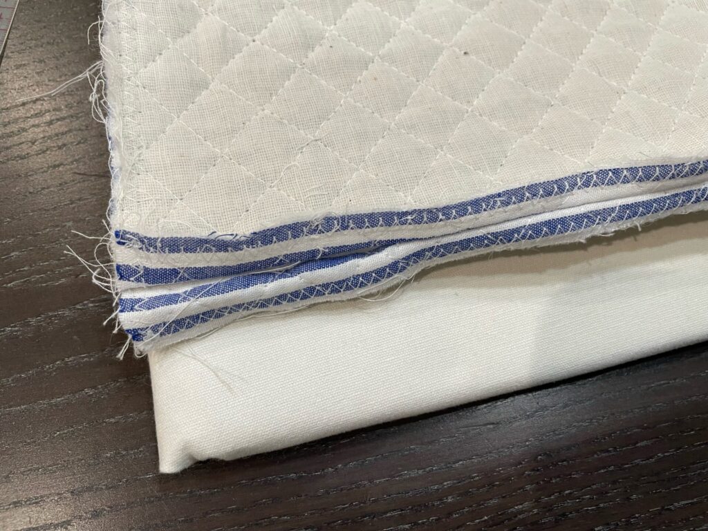 サイドにアイロンをかける