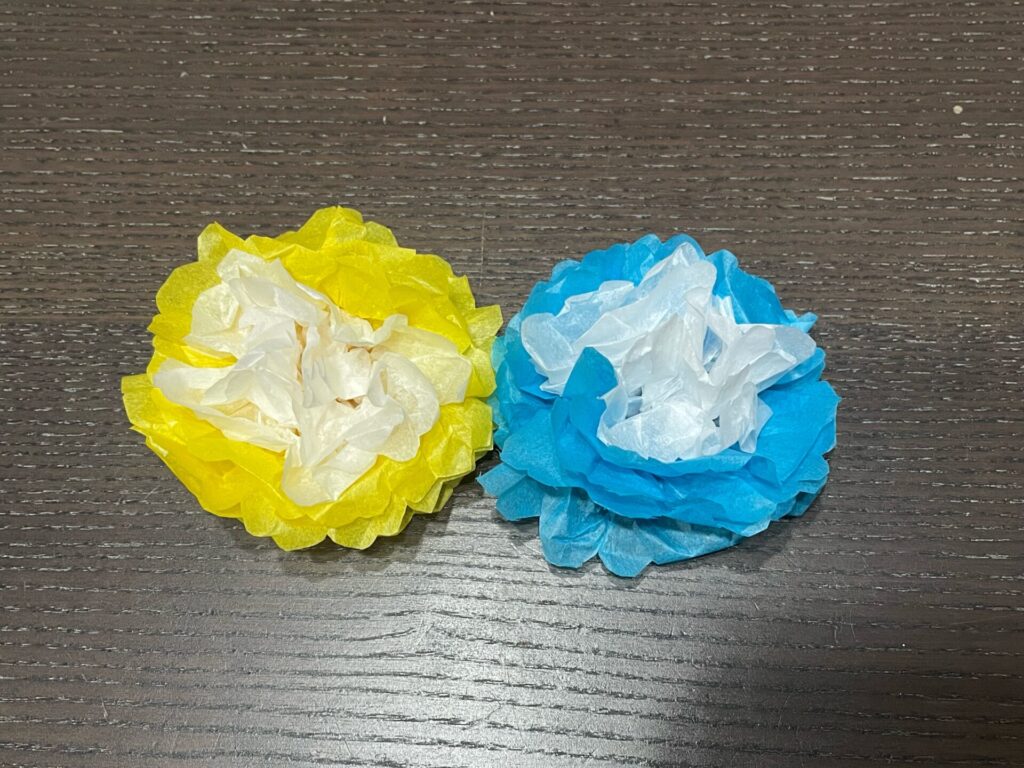 2色の花