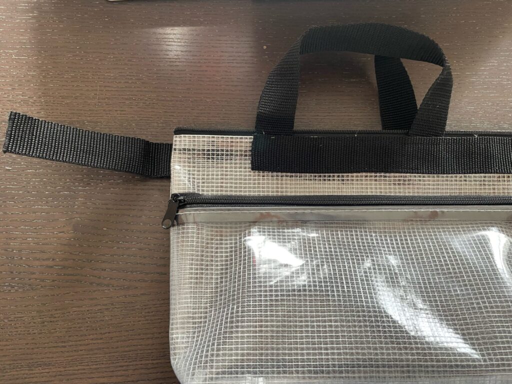 100均ファイルケースをかばんにDIY