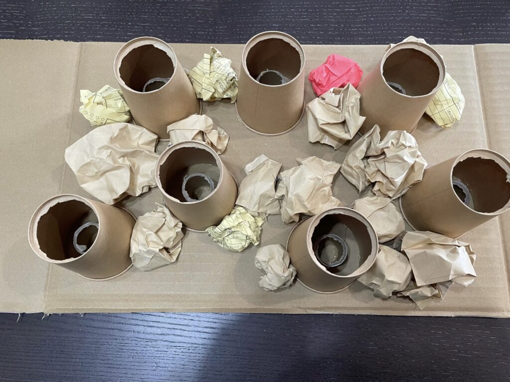 石を配置する