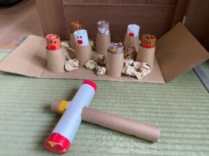 もぐらポケモンの手作りもぐらたたき