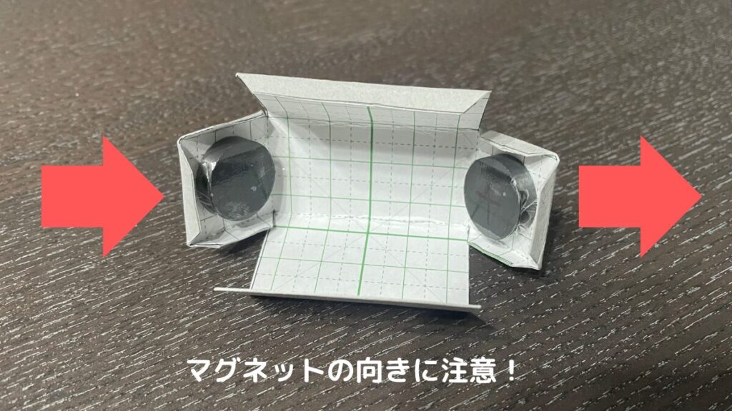 マグネットの向きに注意
