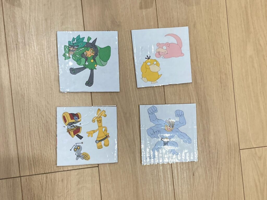 ポケモンを貼る