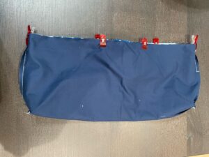 表と裏袋を縫う