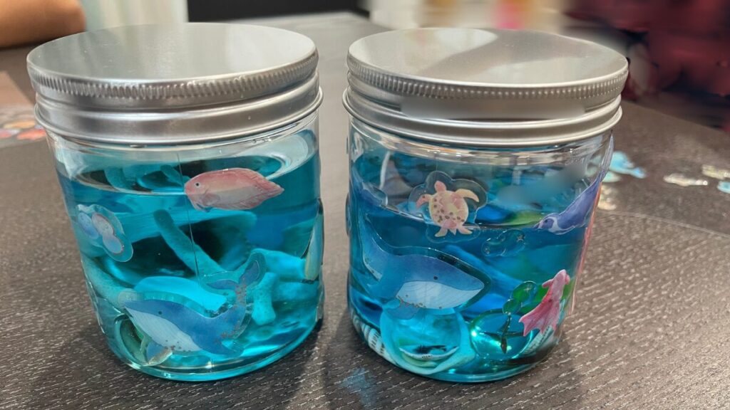手のひら水族館 完成品