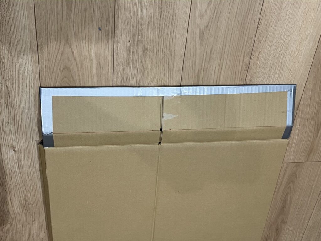 端を布ガムで保護する