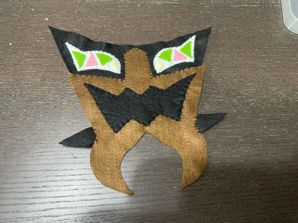 顔を縫う