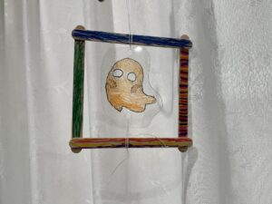 ハロウィンゆらゆらリース