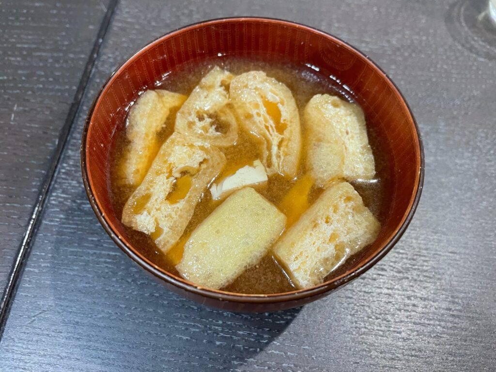 作ったみそしる