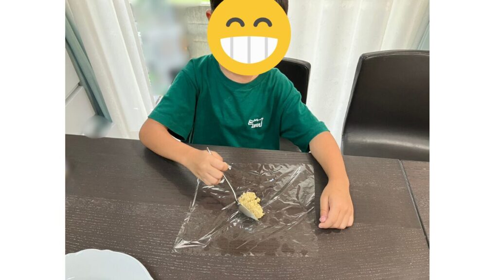 ラップで包む