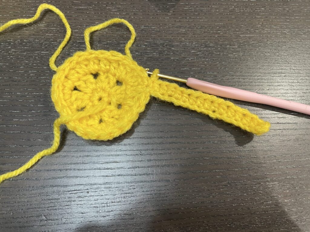 長編みでもドル