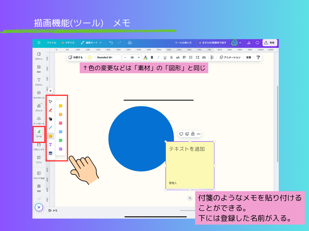 描画機能のメモ