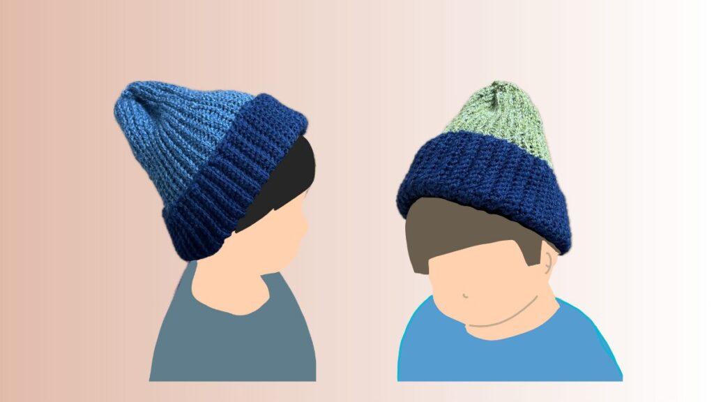 かぎ針ニット帽