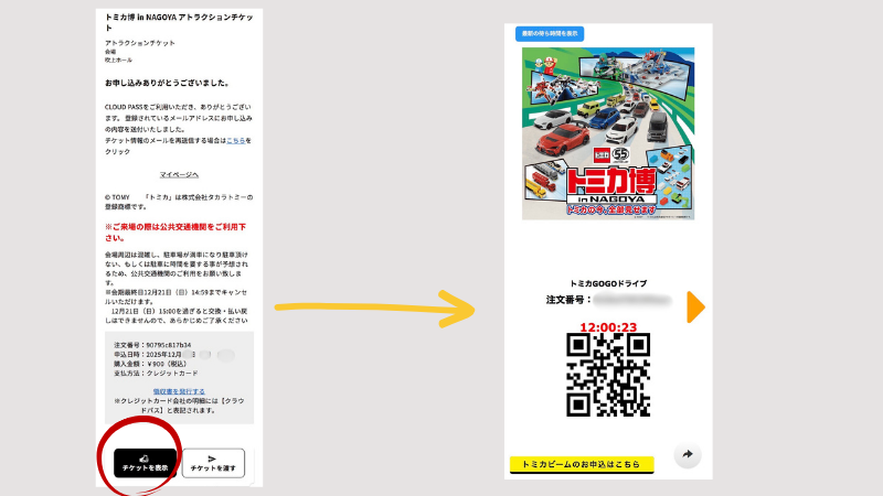 電子チケット発酵