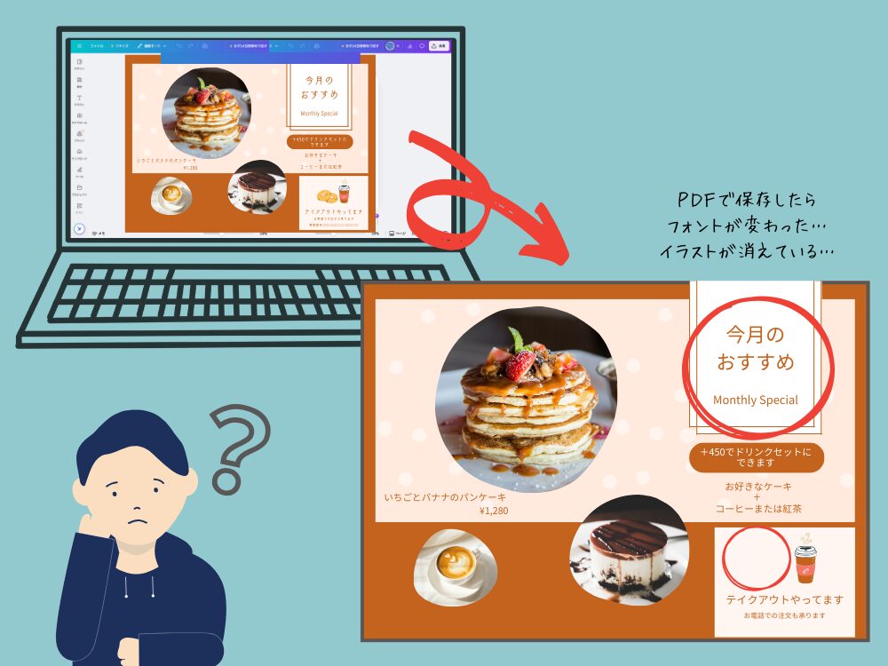 PDF保存トラブル