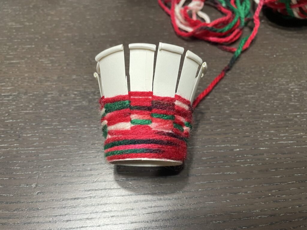 表裏に巻いていく