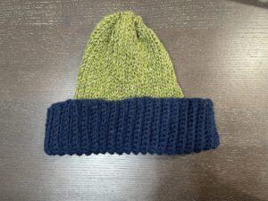 かぎ針ニット帽　完成