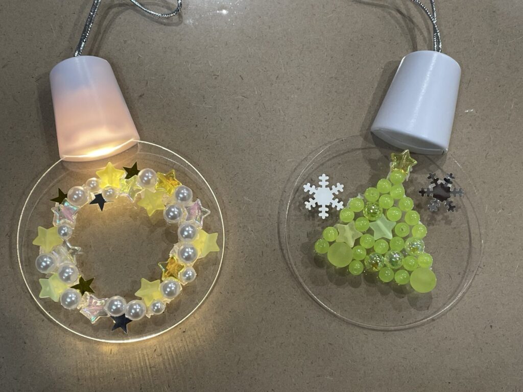 ライトのスイッチを入れる