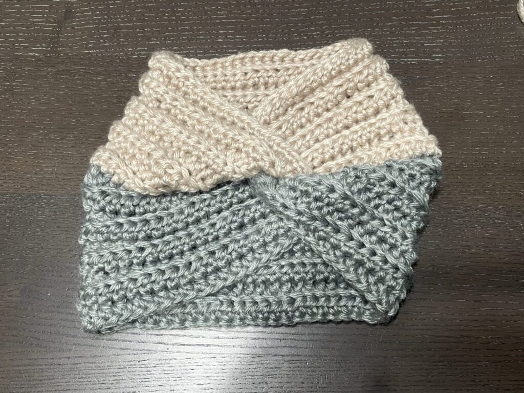 かぎ針編みネックウォーマー 完成品