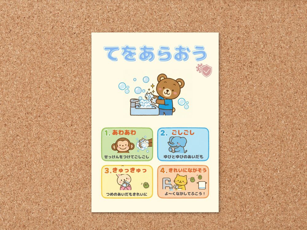 手洗いポスター子ども向け