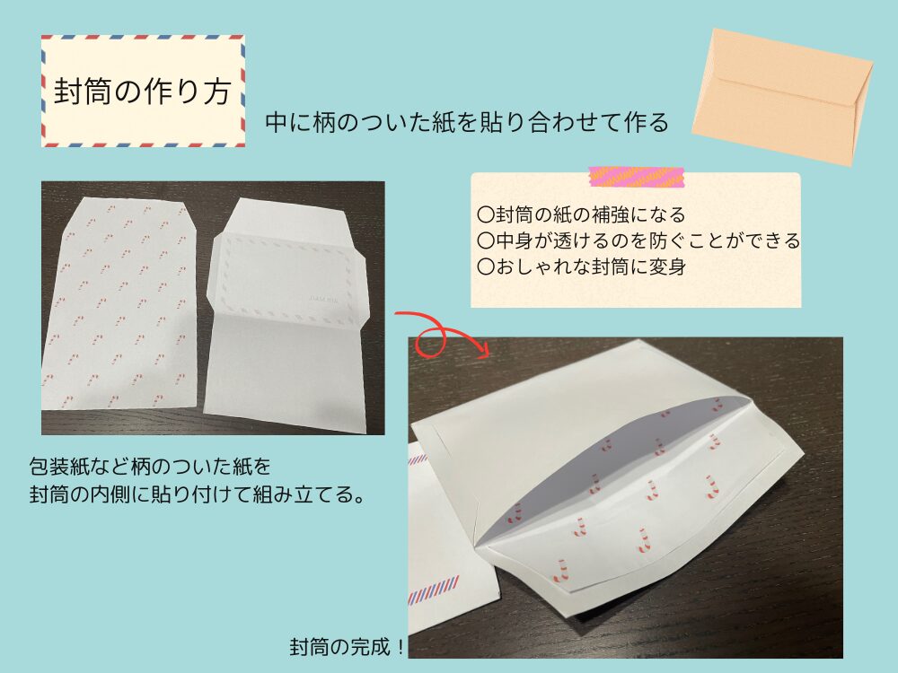 柄つき封筒の作り方