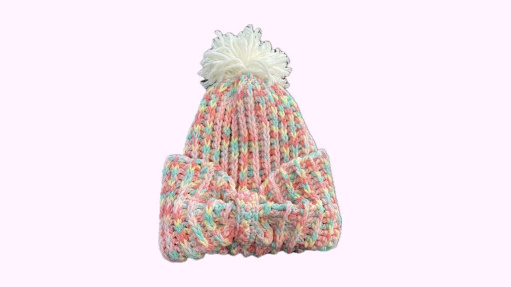 リボンが可愛いニット帽