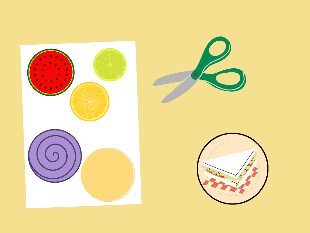 はさみ練習素材