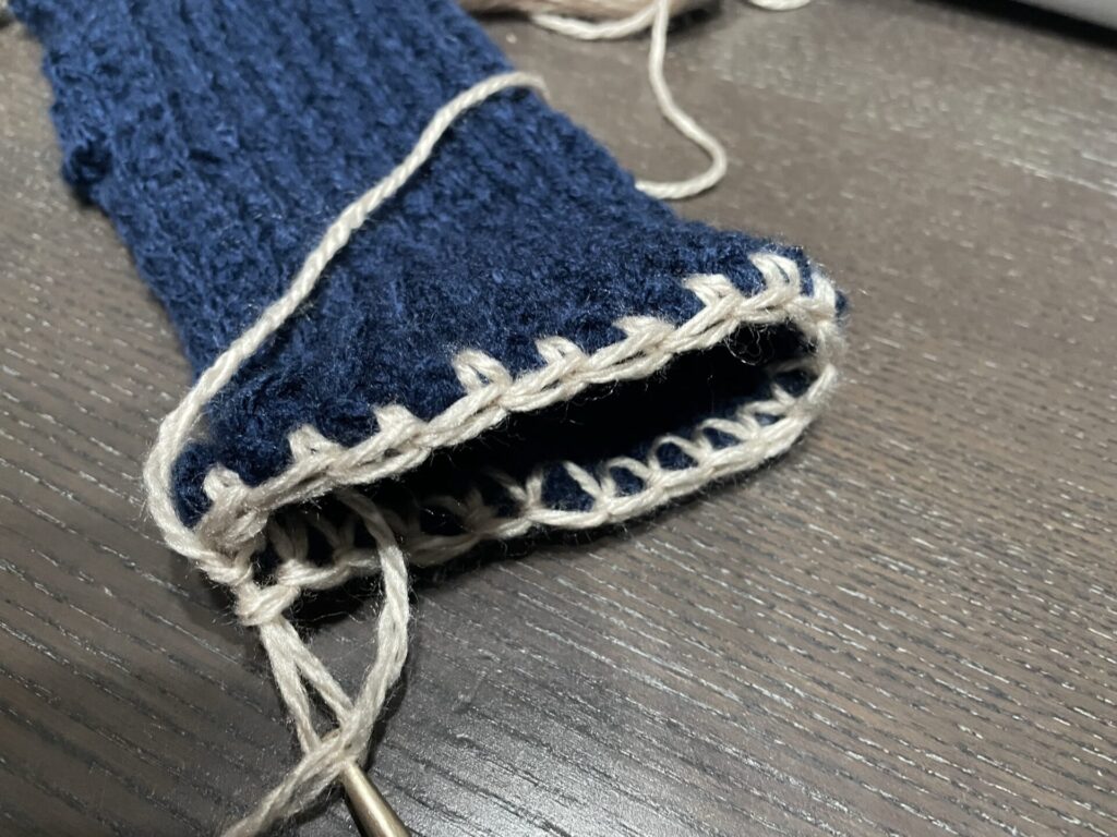 ステッチを入れる