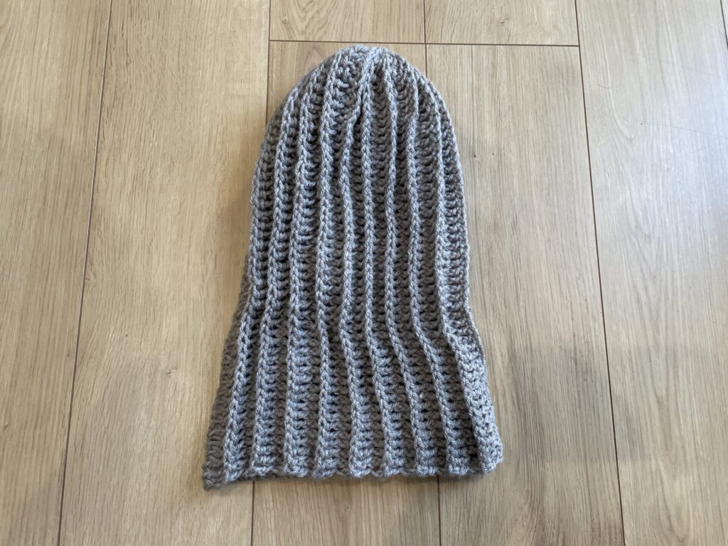 編み上がったところ