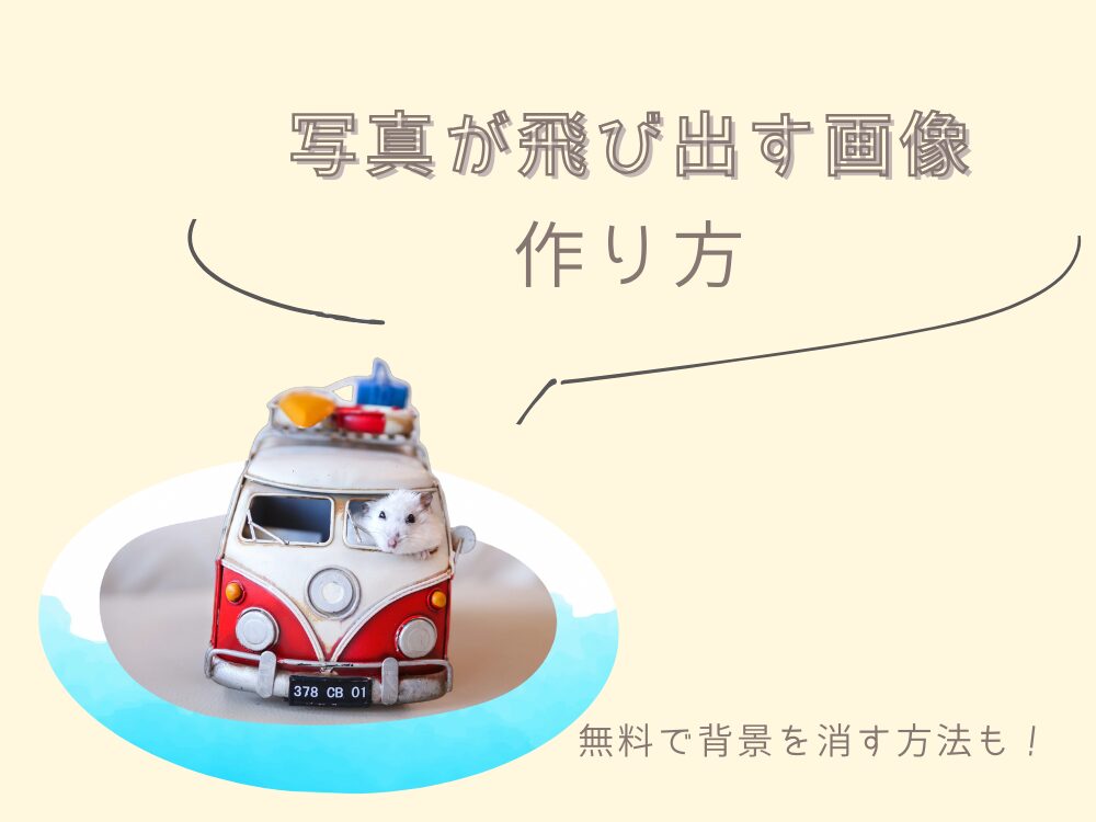 写真が飛び出す画像 作り方