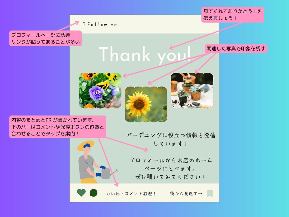 サンクスページ　解説