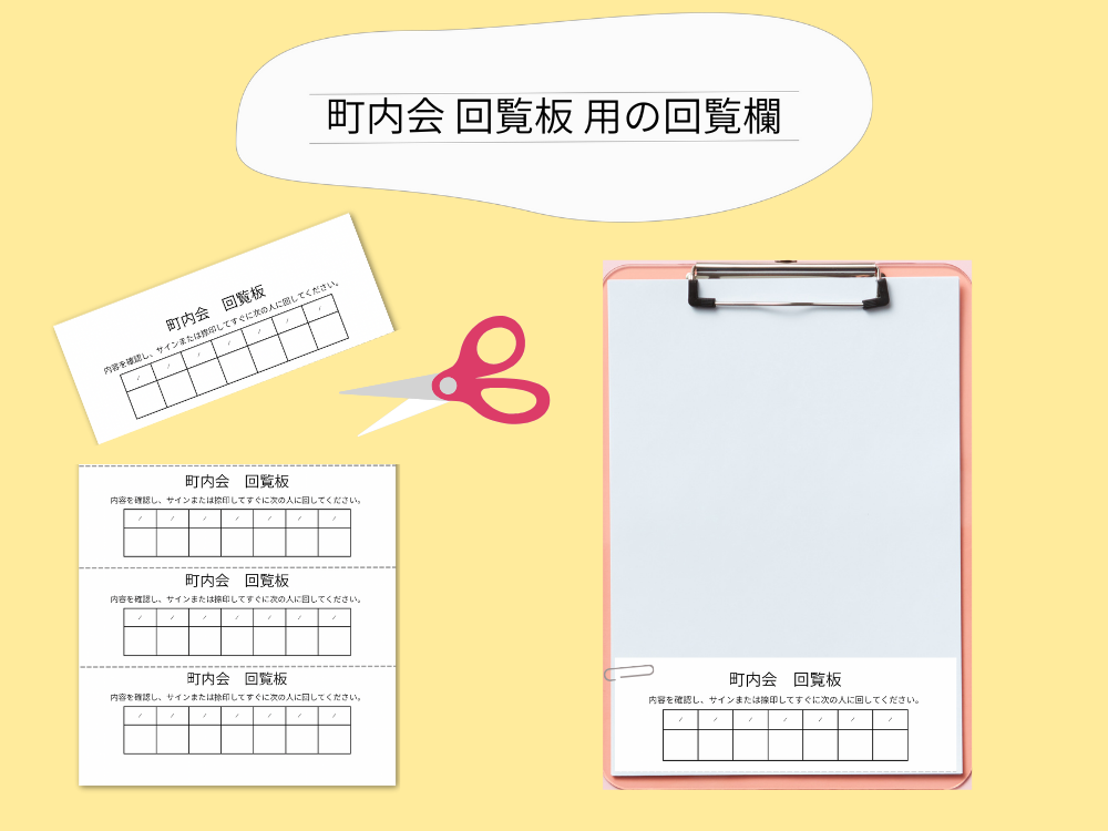 回覧欄の使い方