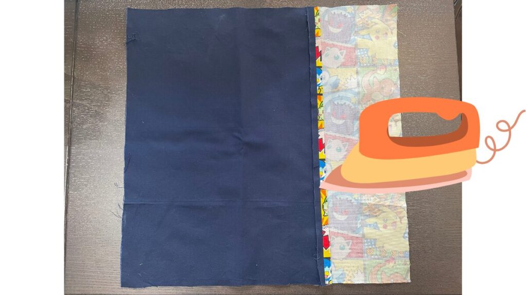 アイロンで縫い代を割る