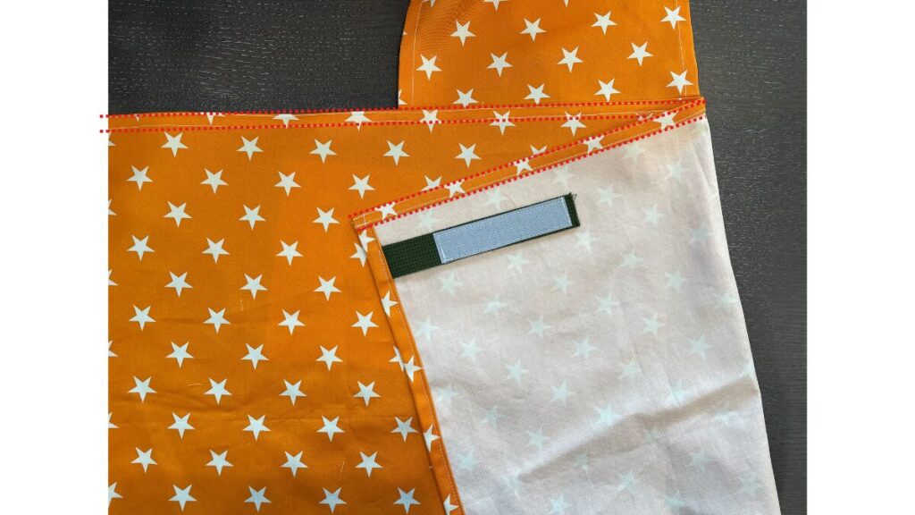 仕上げのステッチ