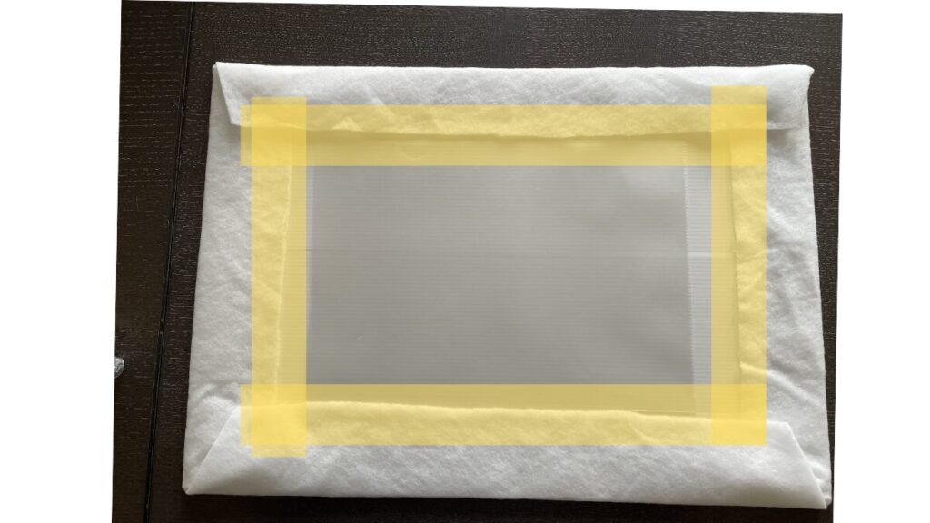 パネル台の裏面の処理