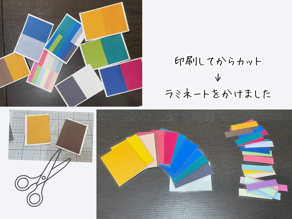 印刷後の組み立て