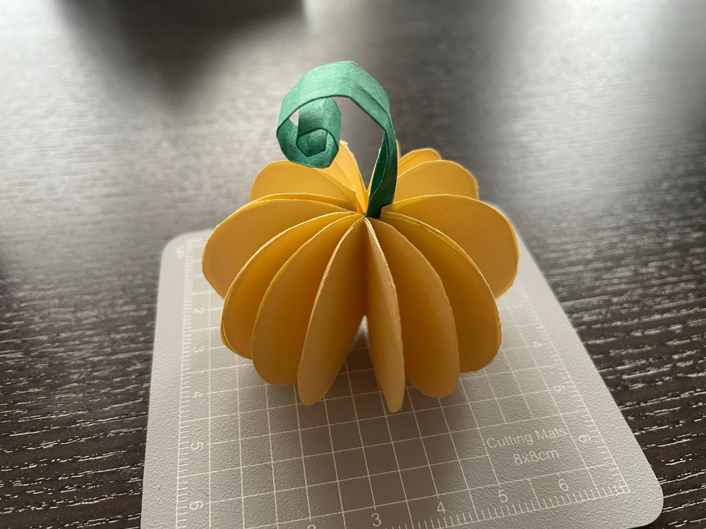 完成したかぼちゃ
